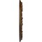 Ekena Millwork Ribbon with Bow Medallion (Canopies up to 7 1/2"), 12 1/4"OD x 7 1/2"ID x 7/8"P, Root Beer Crackle CM12RIRBC - alternate 2
